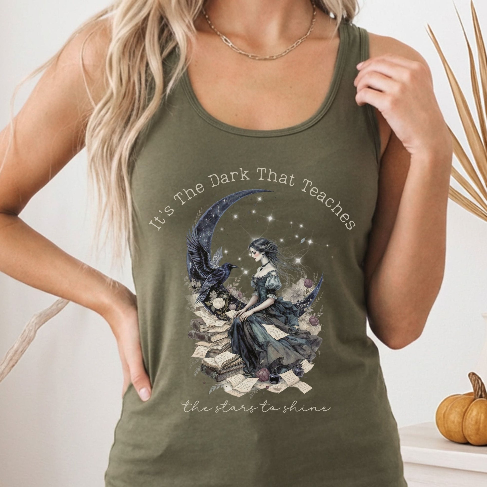 Tank Top Solid Military Green / XS Design 254 Tank Top The Mystic Eden