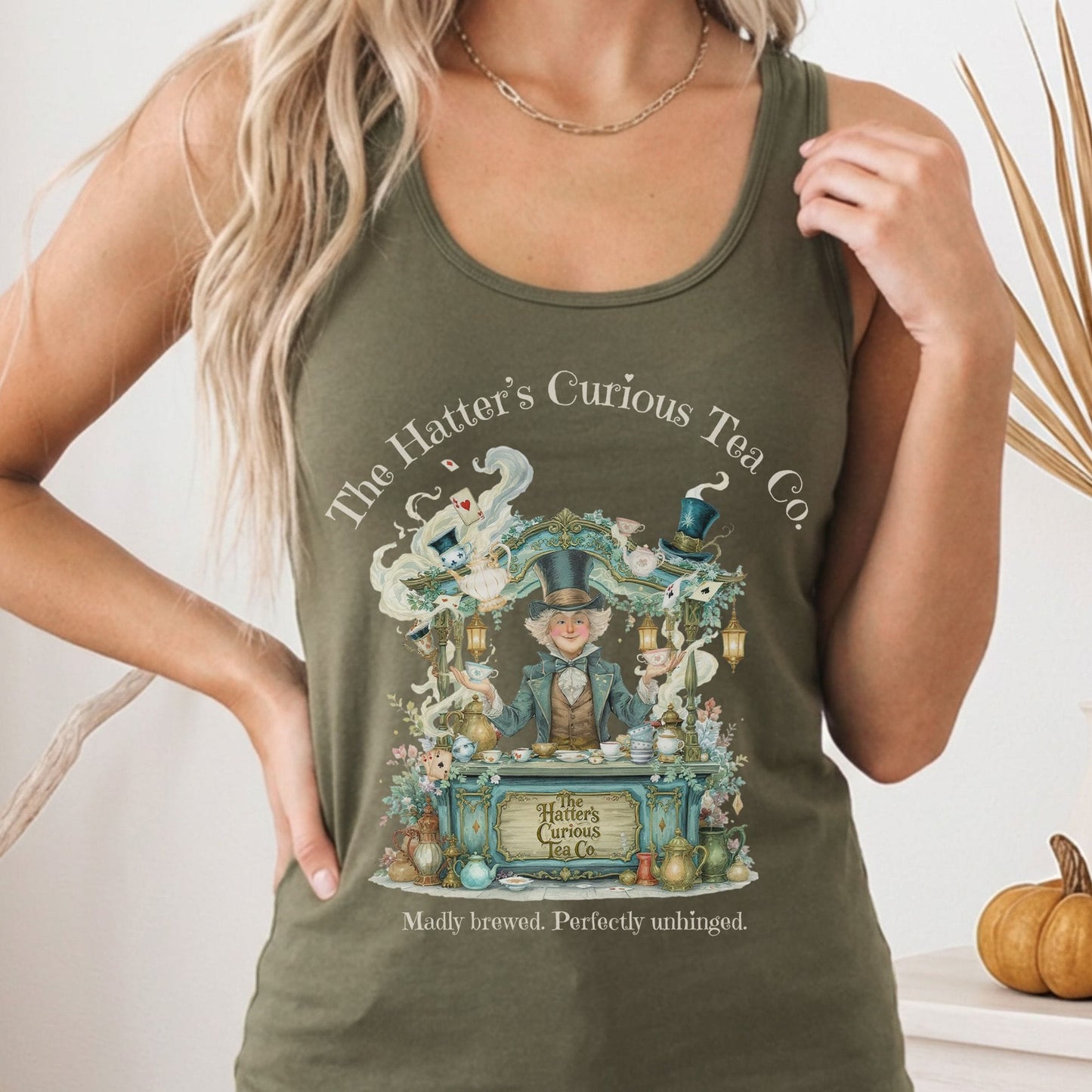 Tank Top Solid Military Green / XS Design 260 Tank Top The Mystic Eden