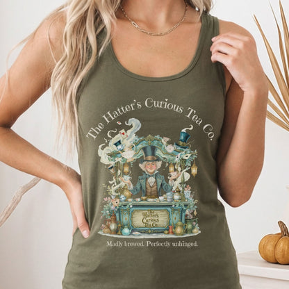 Tank Top Solid Military Green / XS Design 260 Tank Top The Mystic Eden