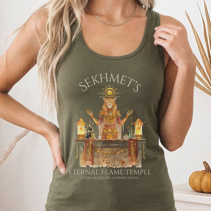 Tank Top Solid Military Green / XS Design 264 Tank Top The Mystic Eden