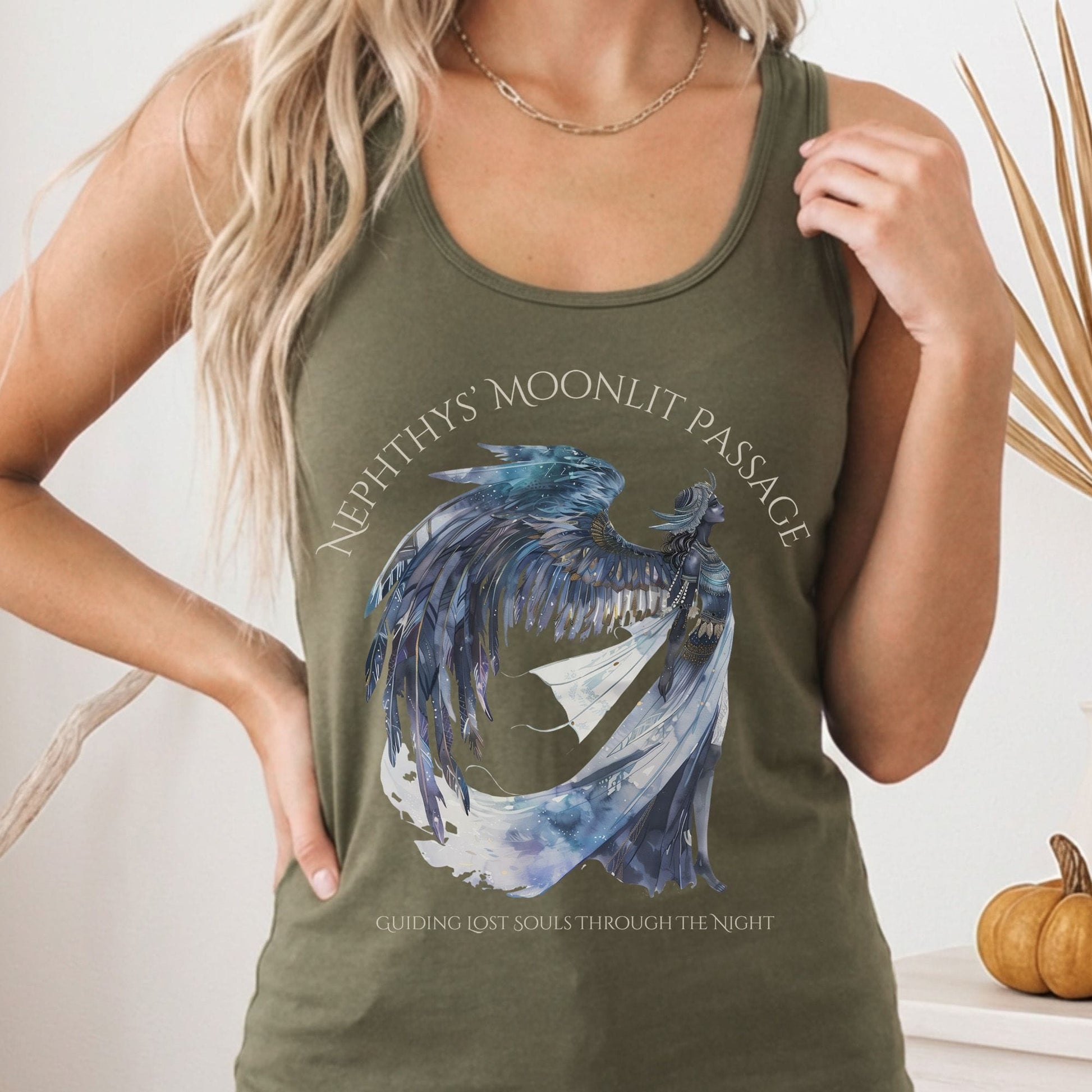 Tank Top Solid Military Green / XS Design 265 Tank Top The Mystic Eden