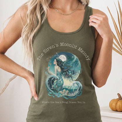 Tank Top Solid Military Green / XS Design 272 Tank Top The Mystic Eden