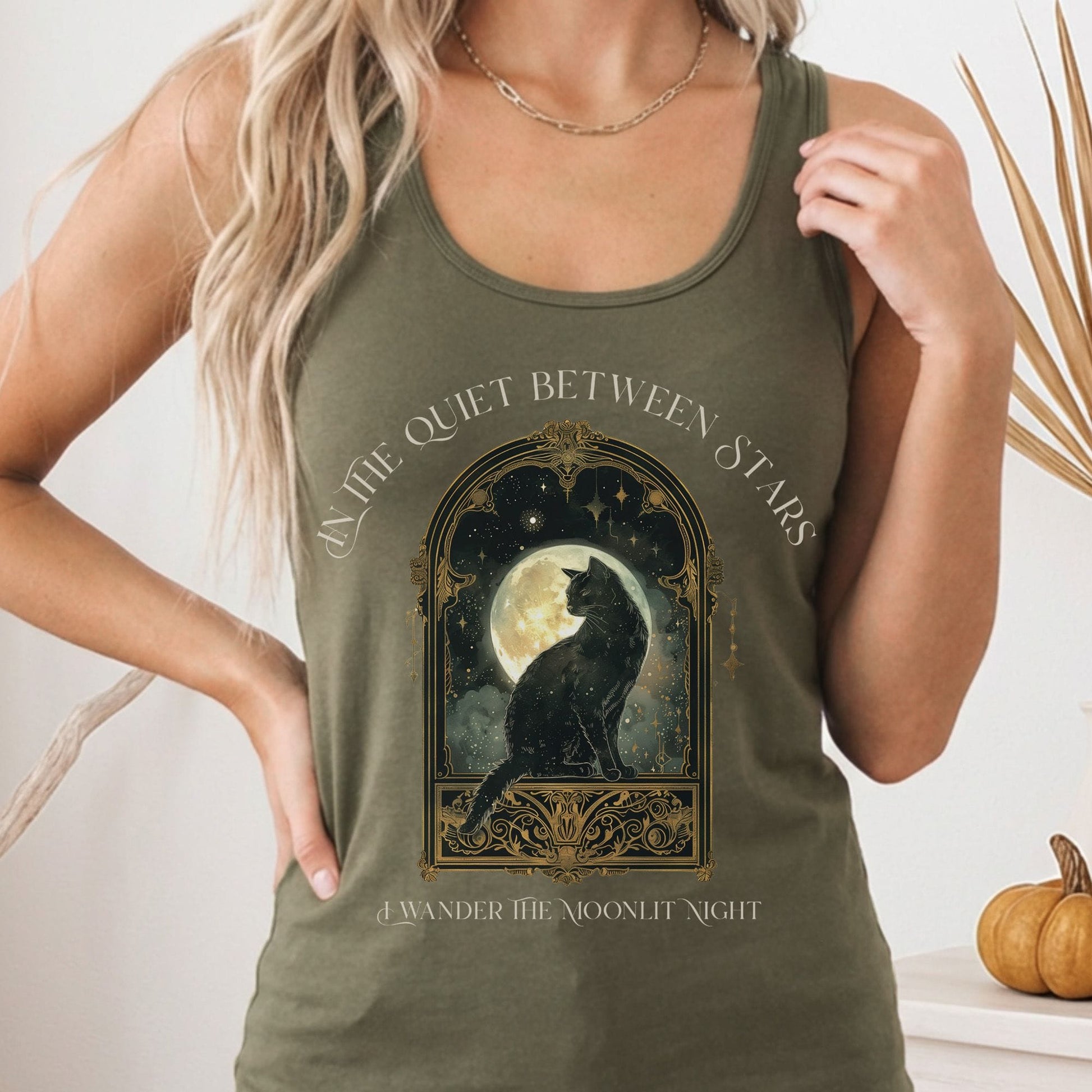 Tank Top Solid Military Green / XS Design 279 Tank Top The Mystic Eden