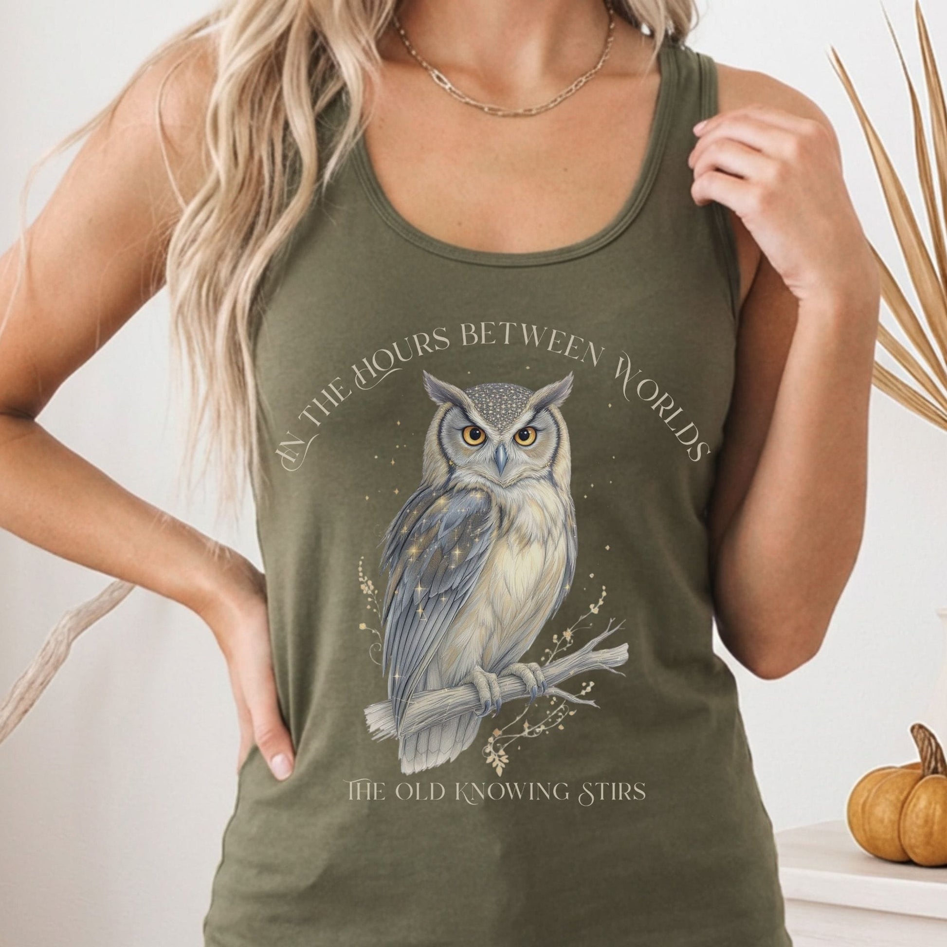 Tank Top Solid Military Green / XS Design 281 Tank Top The Mystic Eden