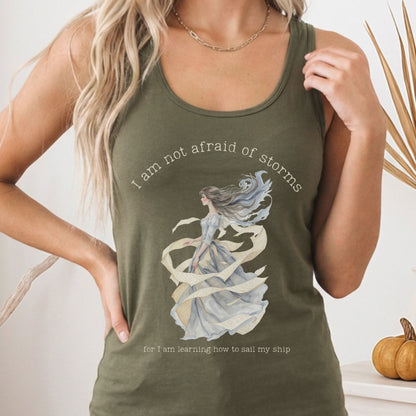 Tank Top Solid Military Green / XS Design 285 Tank Top The Mystic Eden