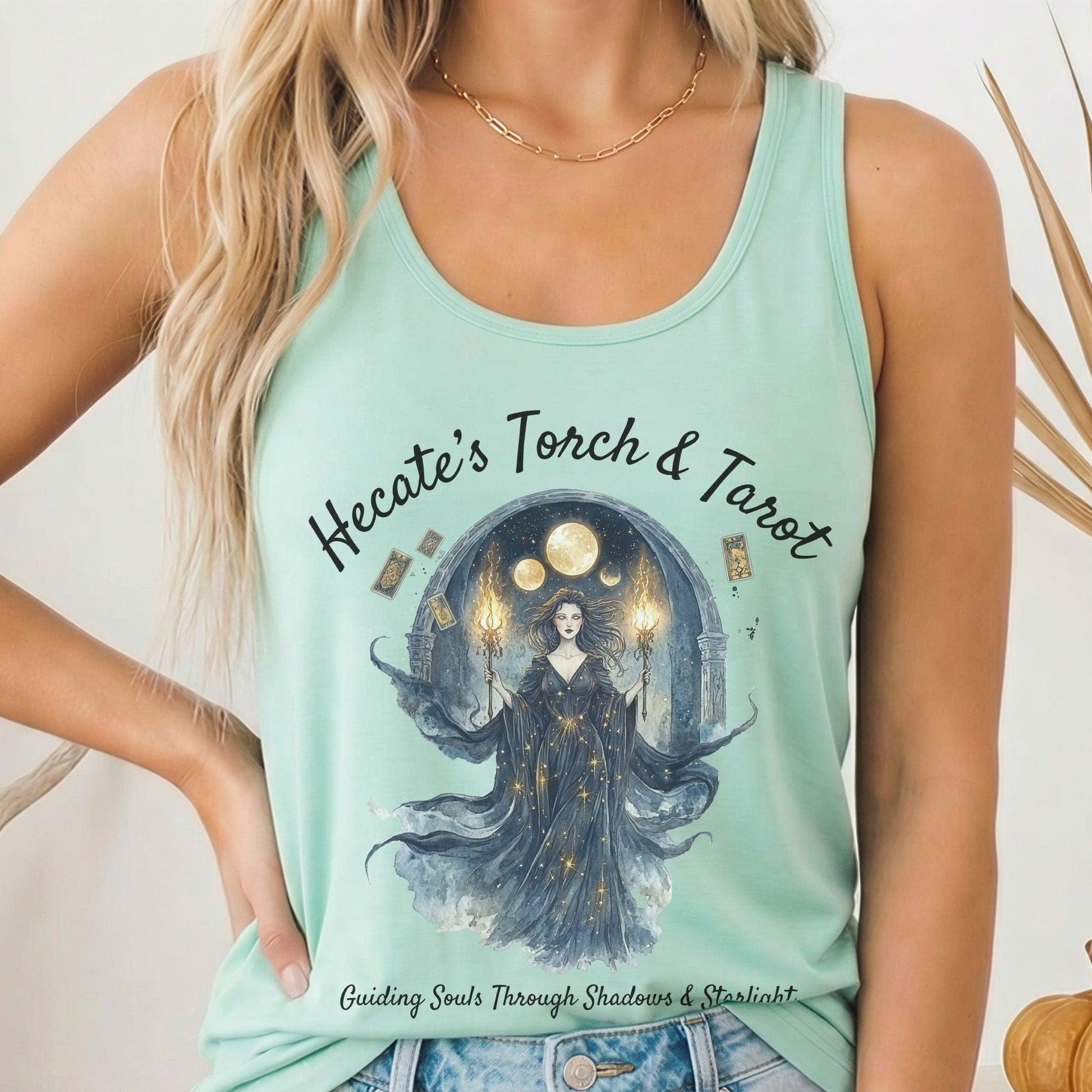 Tank Top Solid Mint / XS Design 160 Tank Top The Mystic Eden