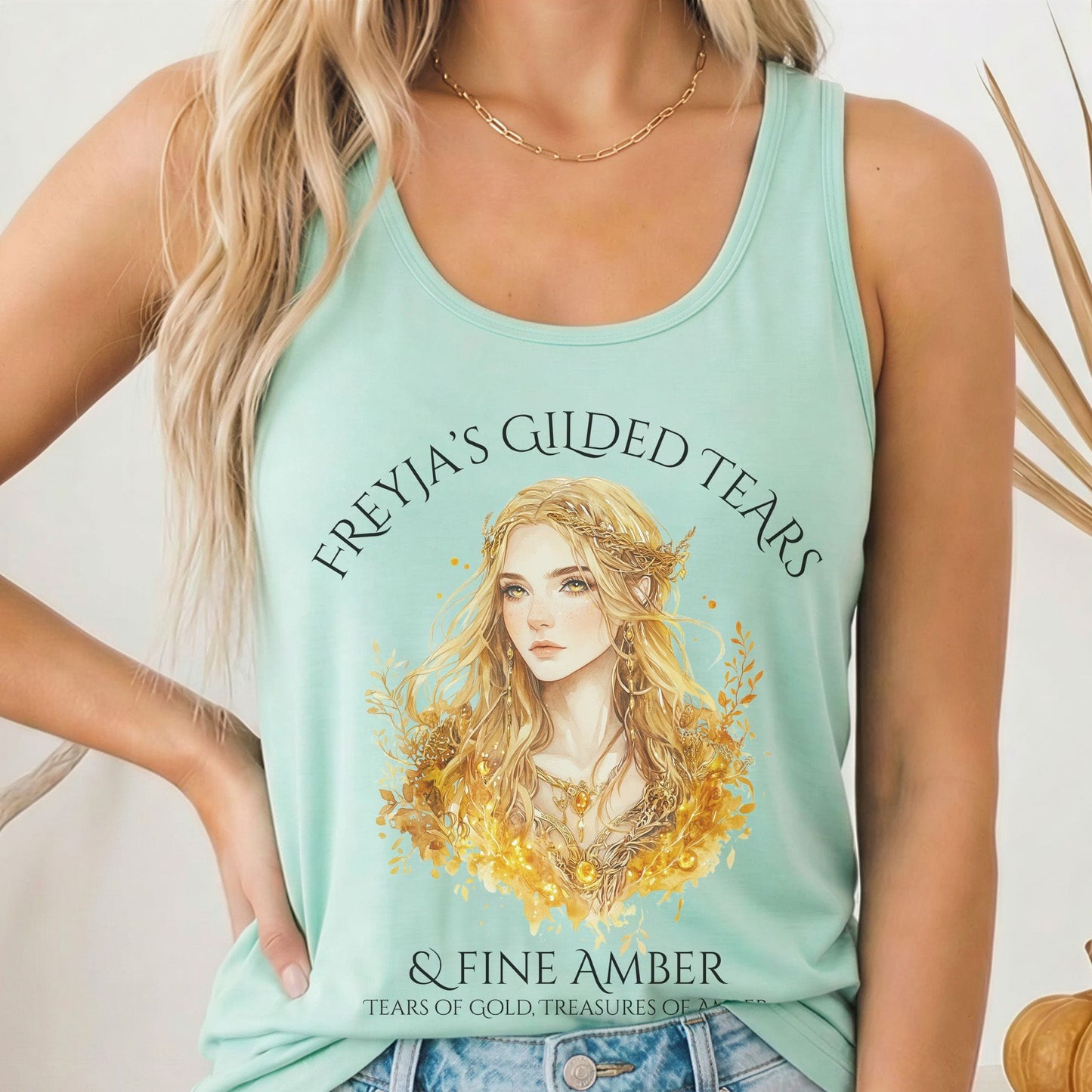 Tank Top Solid Mint / XS Design 161 Tank Top The Mystic Eden
