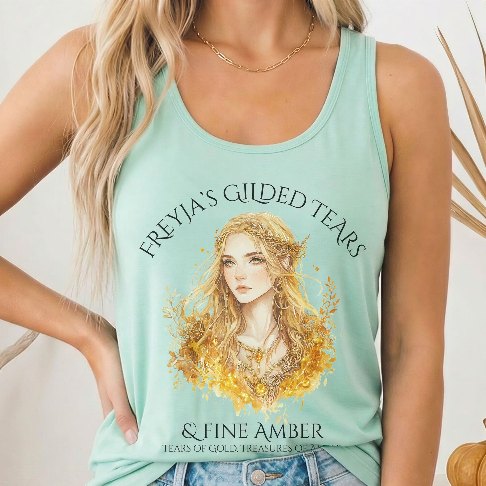 Tank Top Solid Mint / XS Design 161 Tank Top The Mystic Eden