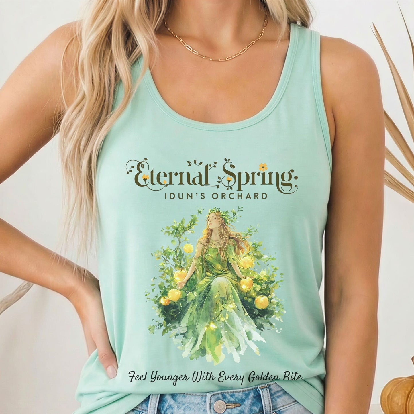Tank Top Solid Mint / XS Design 165 Tank Top The Mystic Eden
