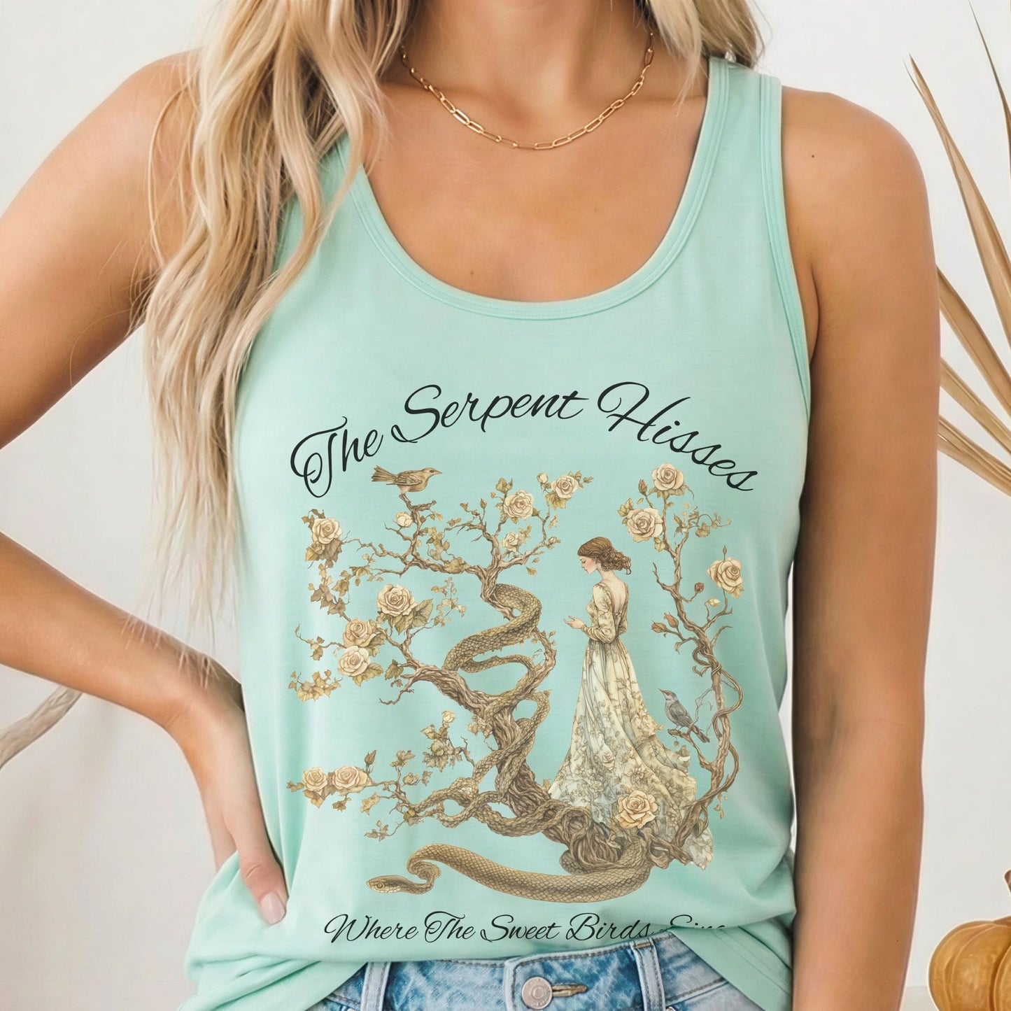 Tank Top Solid Mint / XS Design 167 Tank Top The Mystic Eden