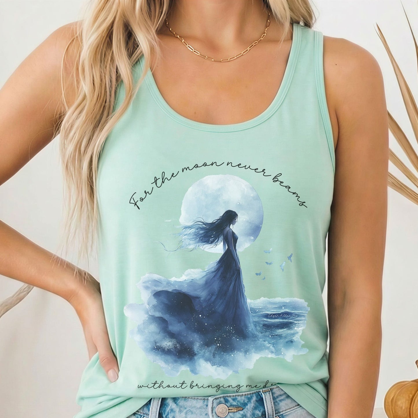 Tank Top Solid Mint / XS Design 173 Tank Top The Mystic Eden
