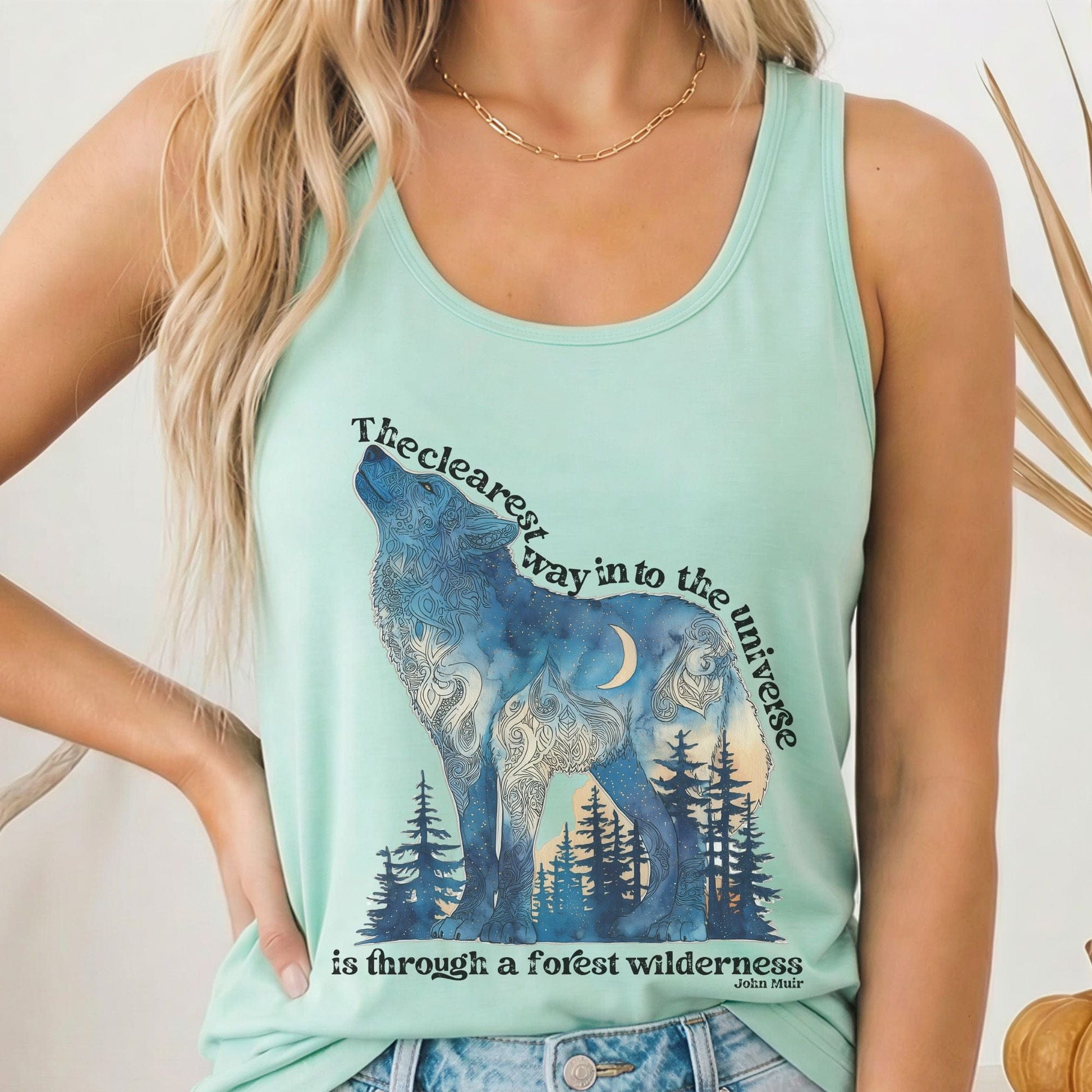 Tank Top Solid Mint / XS Design 209 Tank Top The Mystic Eden