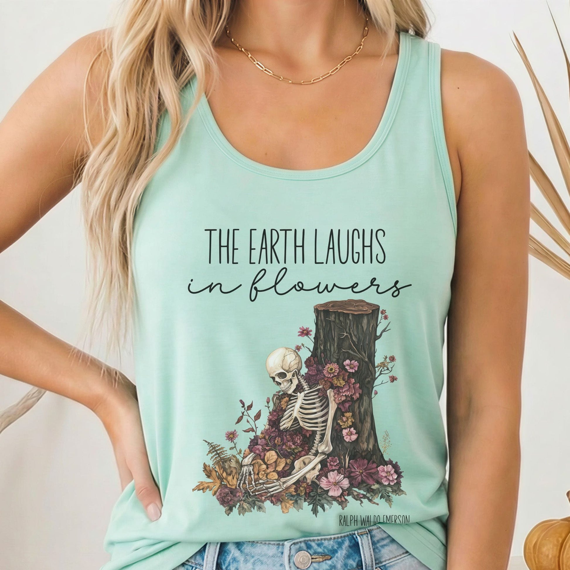 Tank Top Solid Mint / XS Design 239 Tank Top The Mystic Eden