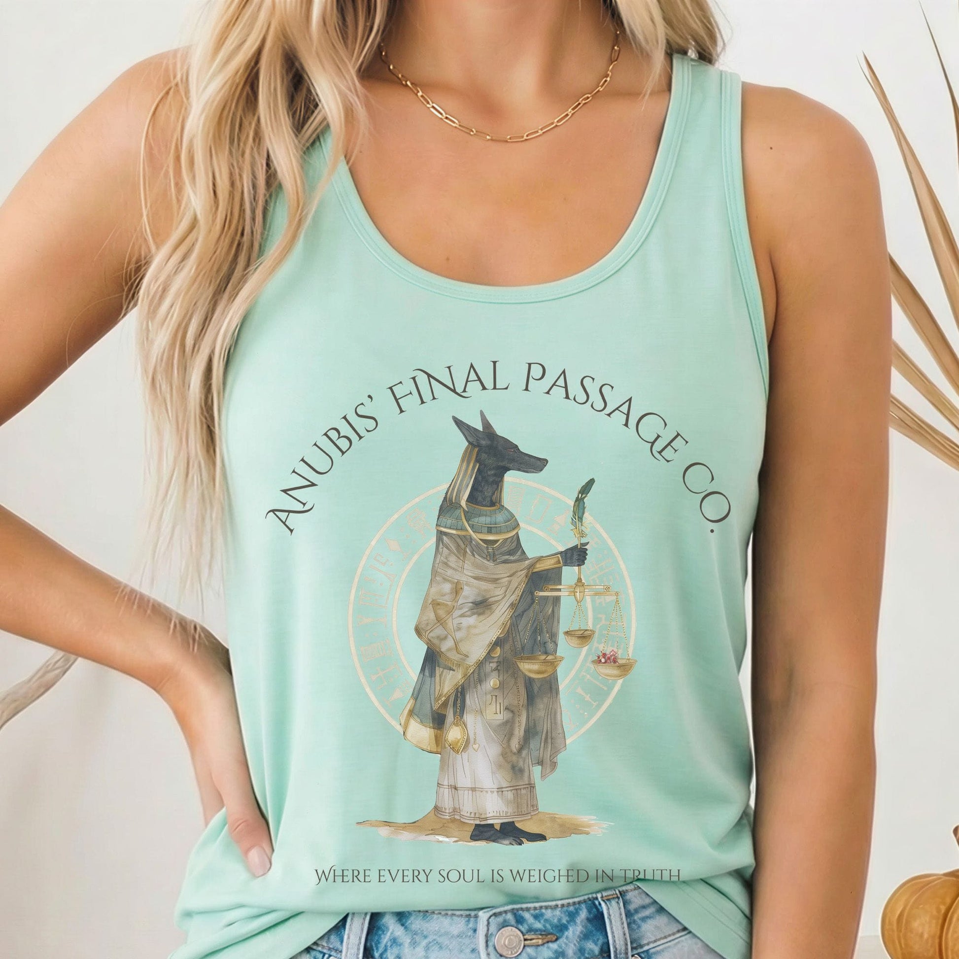 Tank Top Solid Mint / XS Design 261 Tank Top The Mystic Eden