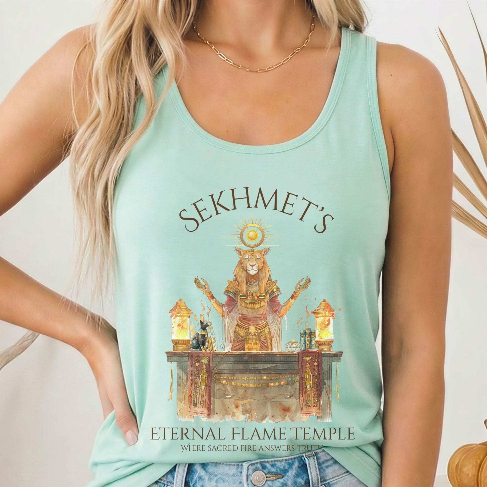 Tank Top Solid Mint / XS Design 264 Tank Top The Mystic Eden