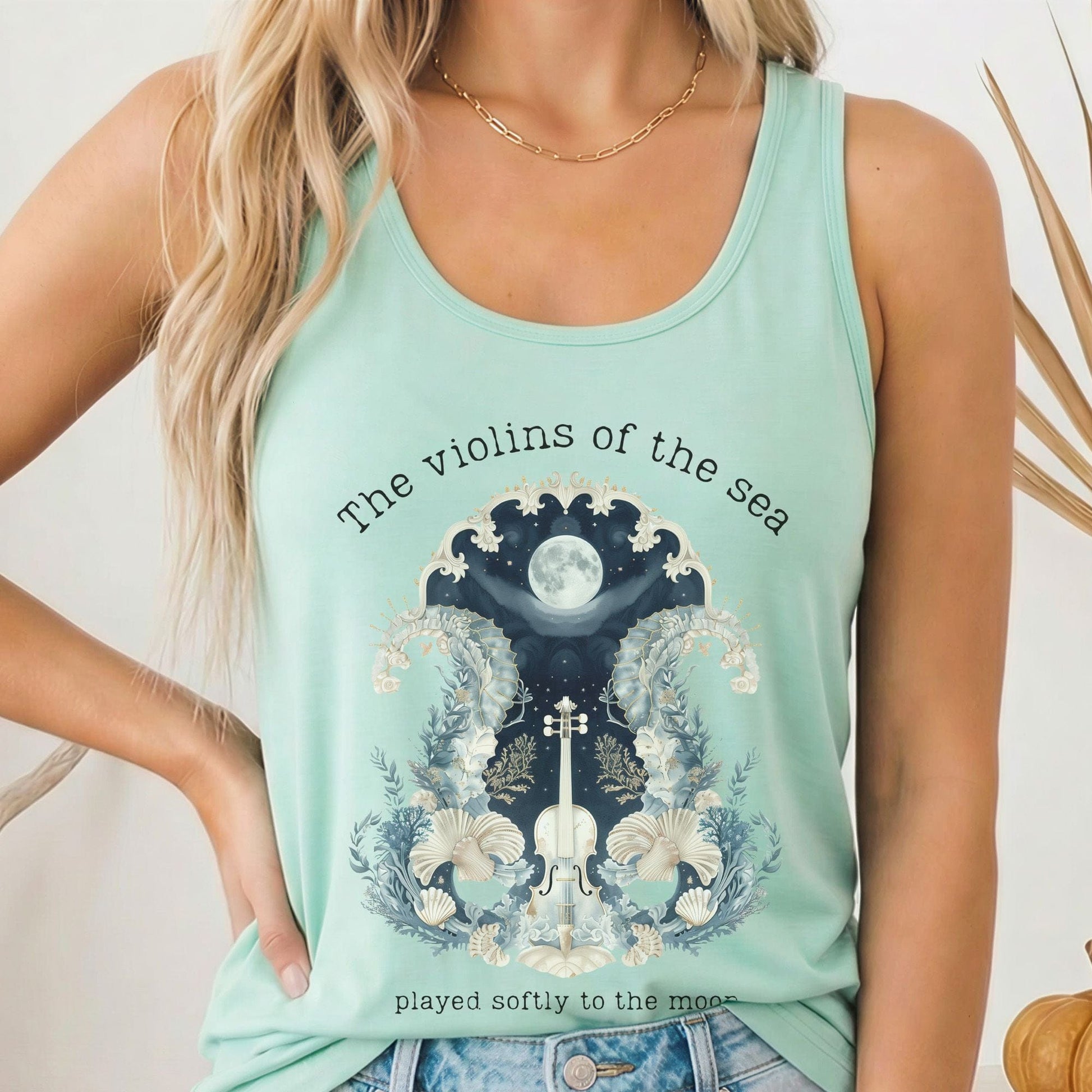 Tank Top Solid Mint / XS Design 270 Tank Top The Mystic Eden