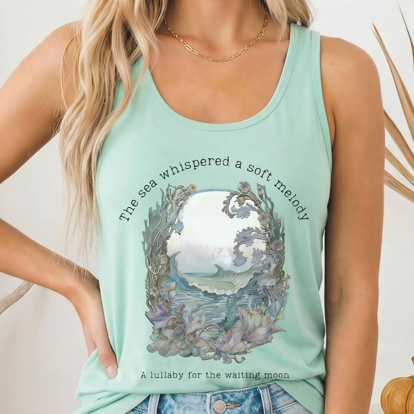 Tank Top Solid Mint / XS Design 271 Tank Top The Mystic Eden