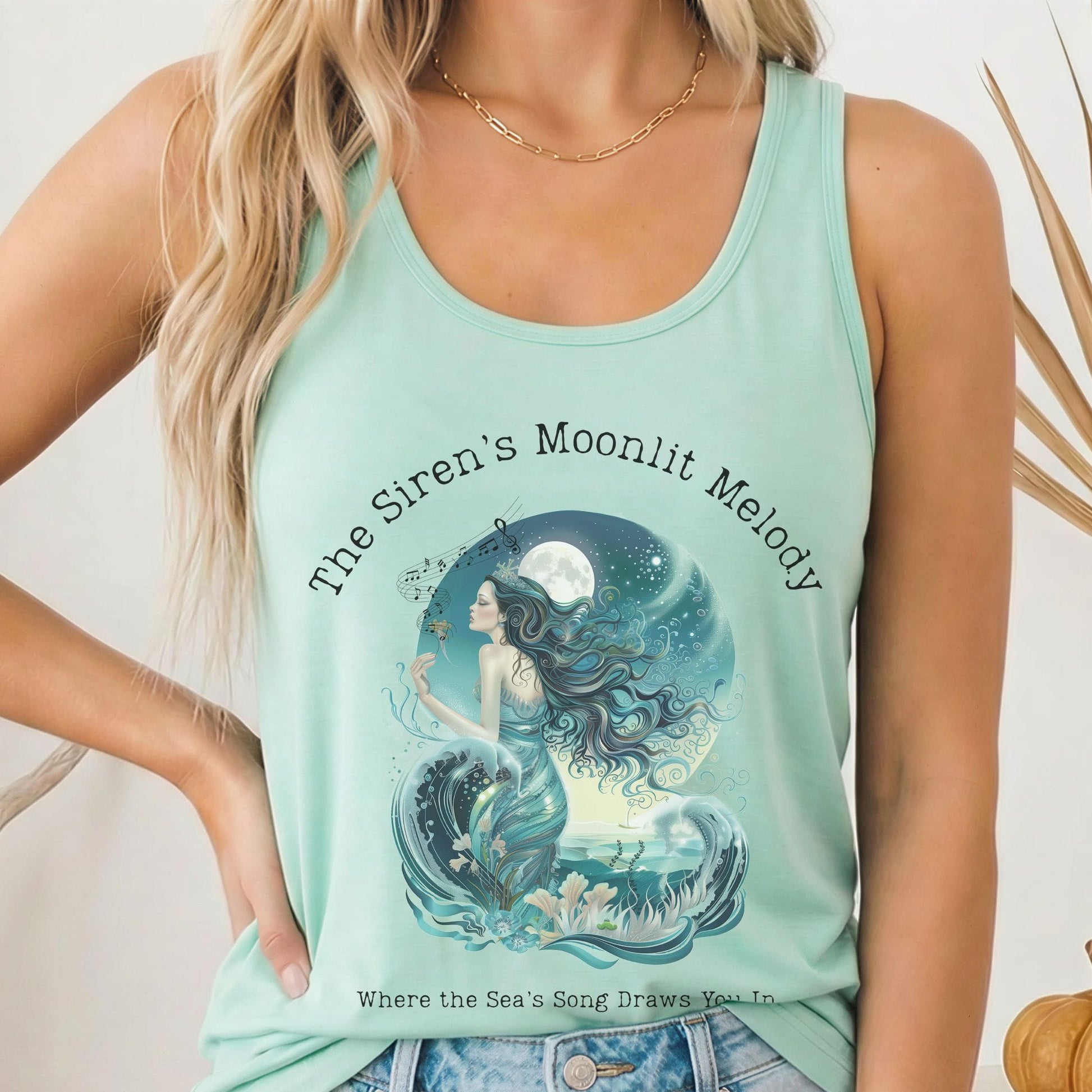 Tank Top Solid Mint / XS Design 272 Tank Top The Mystic Eden
