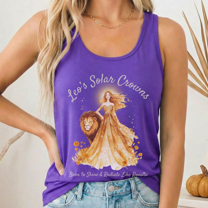 Tank Top Solid Purple Rush / XS Design 154 Tank Top The Mystic Eden