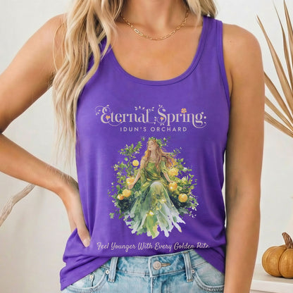 Tank Top Solid Purple Rush / XS Design 165 Tank Top The Mystic Eden