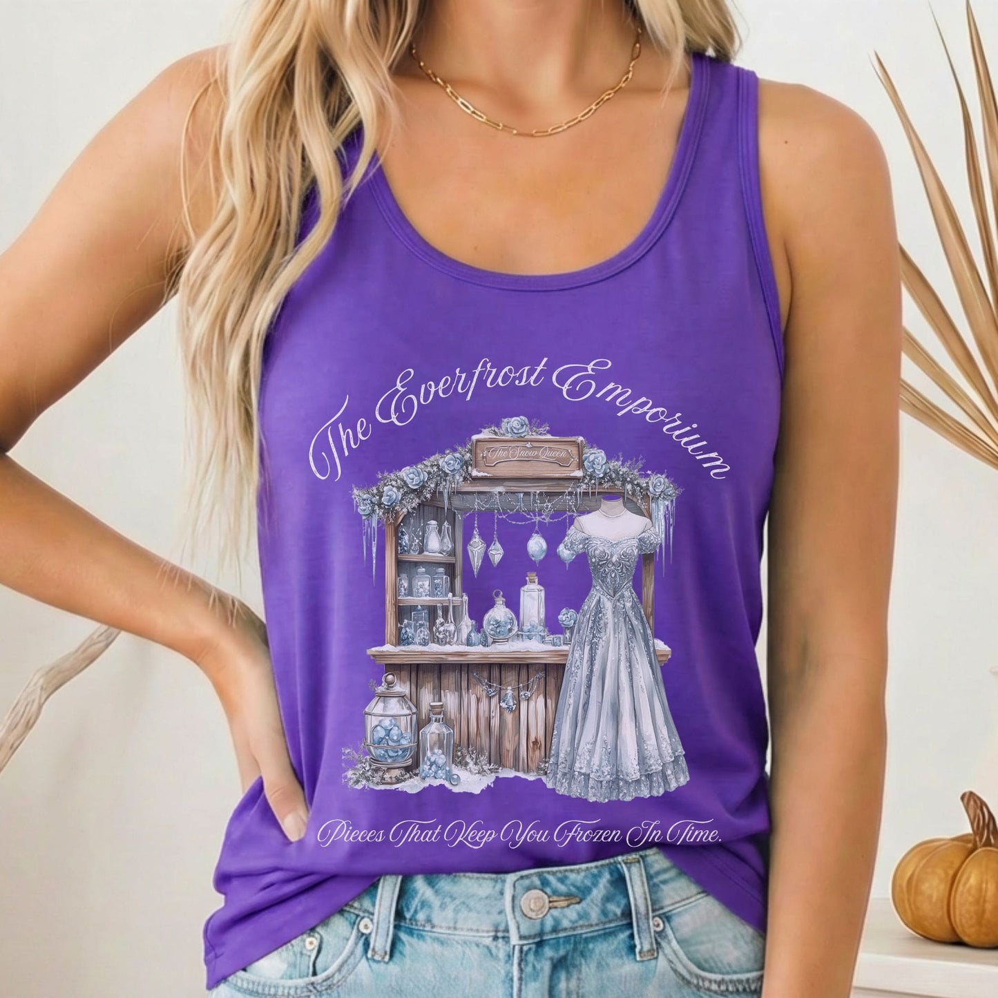 Tank Top Solid Purple Rush / XS Design 176 Tank Top The Mystic Eden