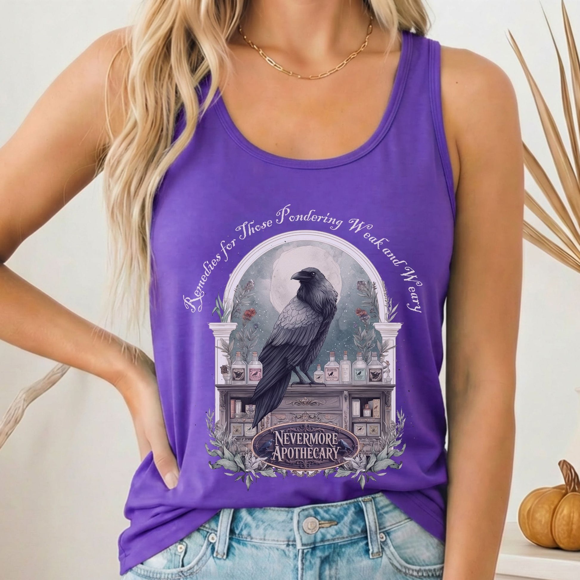 Tank Top Solid Purple Rush / XS Design 238 Tank Top The Mystic Eden