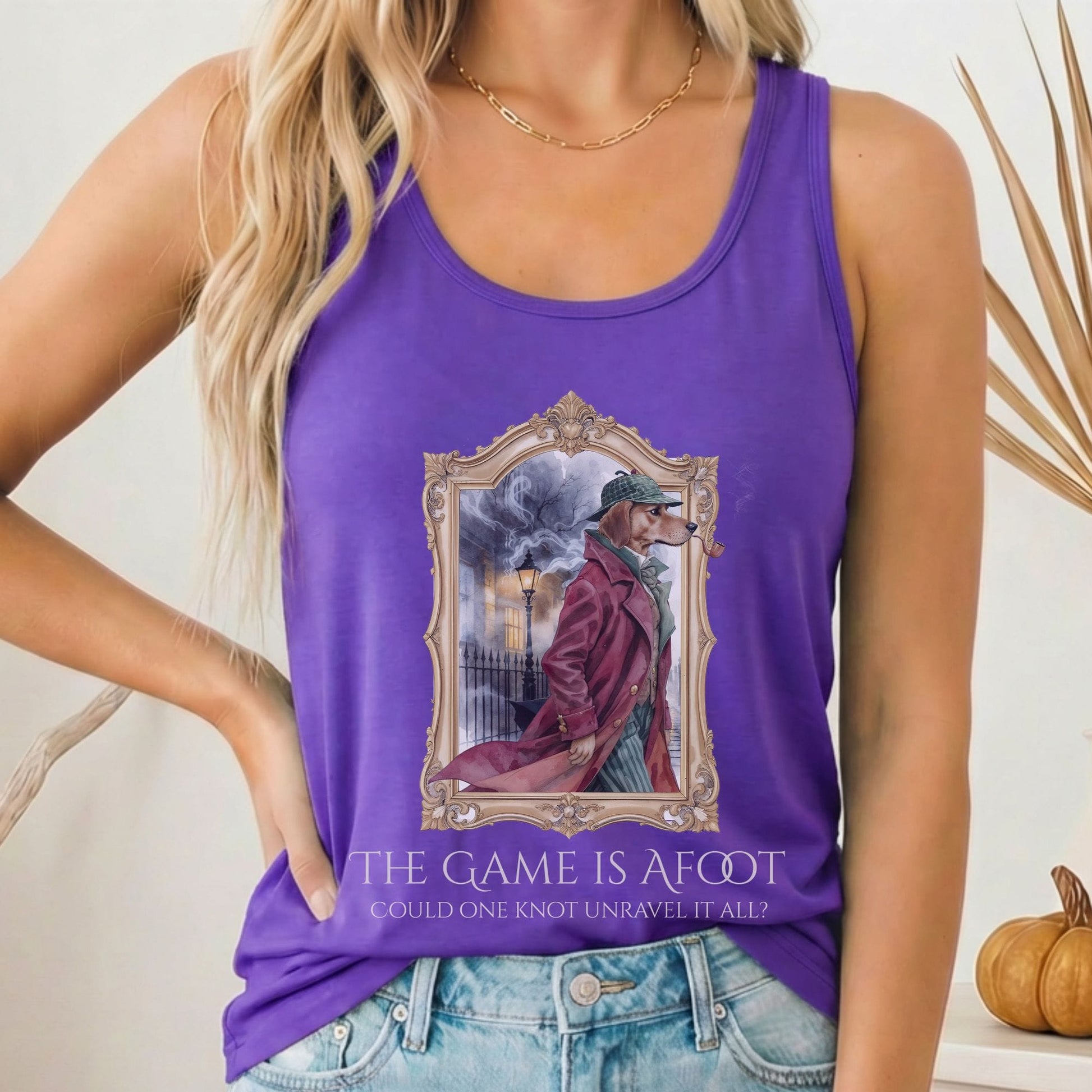 Tank Top Solid Purple Rush / XS Design 243 Tank Top The Mystic Eden