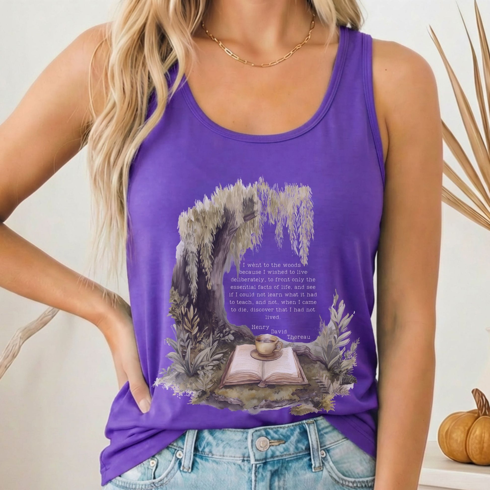 Tank Top Solid Purple Rush / XS Design 245 Tank Top The Mystic Eden