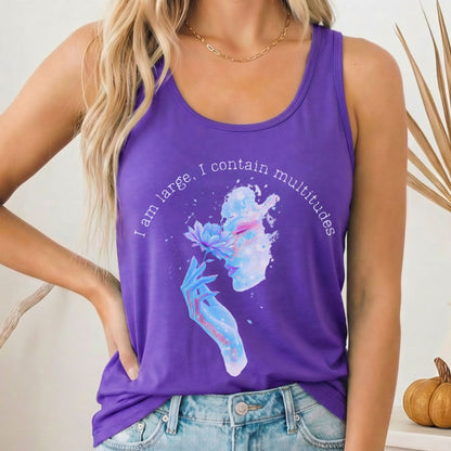 Tank Top Solid Purple Rush / XS Design 251 Tank Top The Mystic Eden