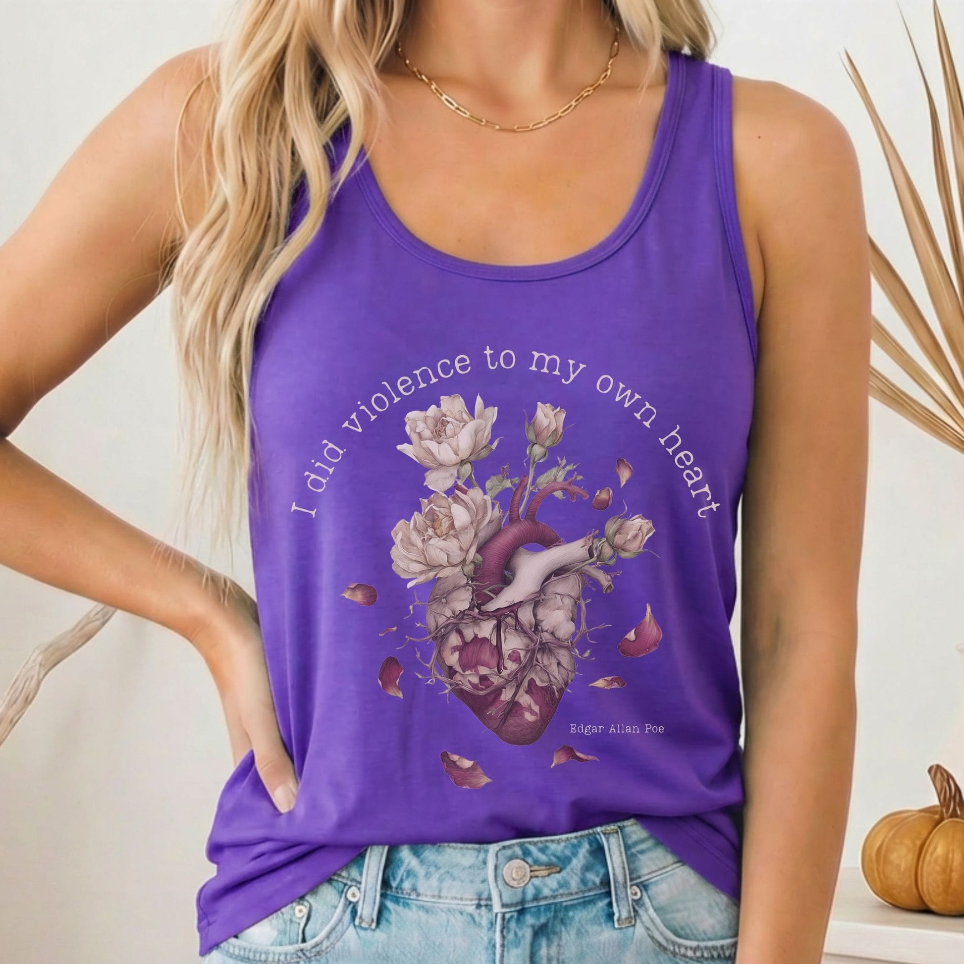 Tank Top Solid Purple Rush / XS Design 252 Tank Top The Mystic Eden