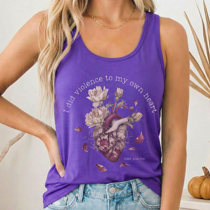 Tank Top Solid Purple Rush / XS Design 252 Tank Top The Mystic Eden