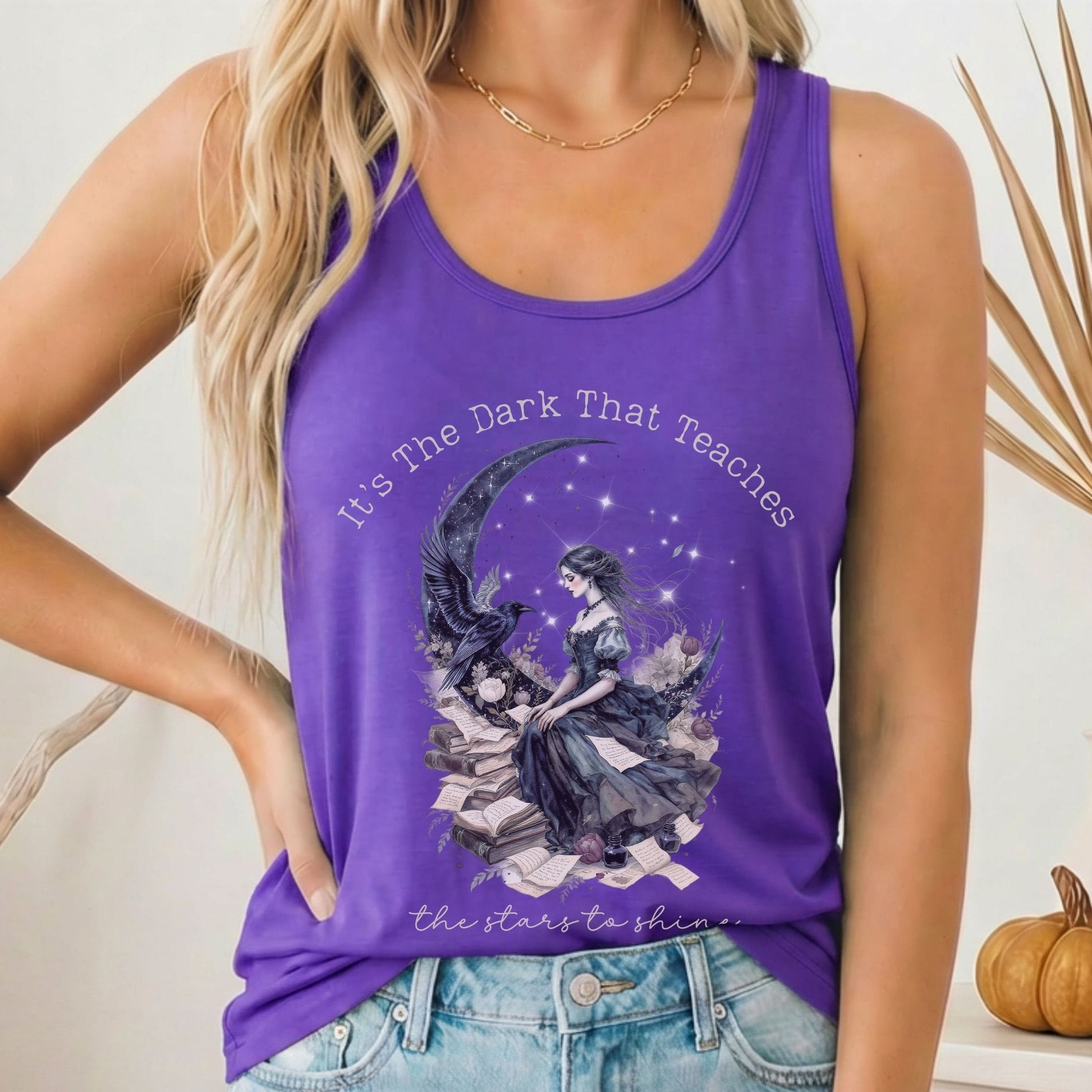 Tank Top Solid Purple Rush / XS Design 254 Tank Top The Mystic Eden