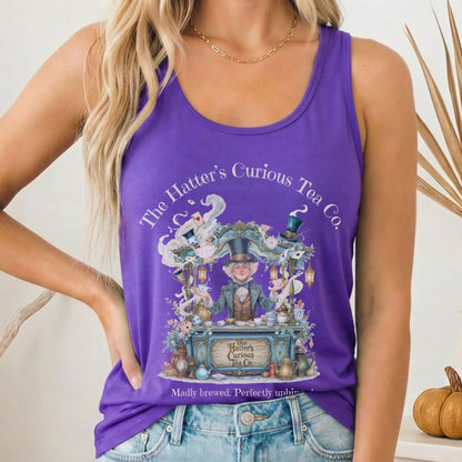 Tank Top Solid Purple Rush / XS Design 260 Tank Top The Mystic Eden
