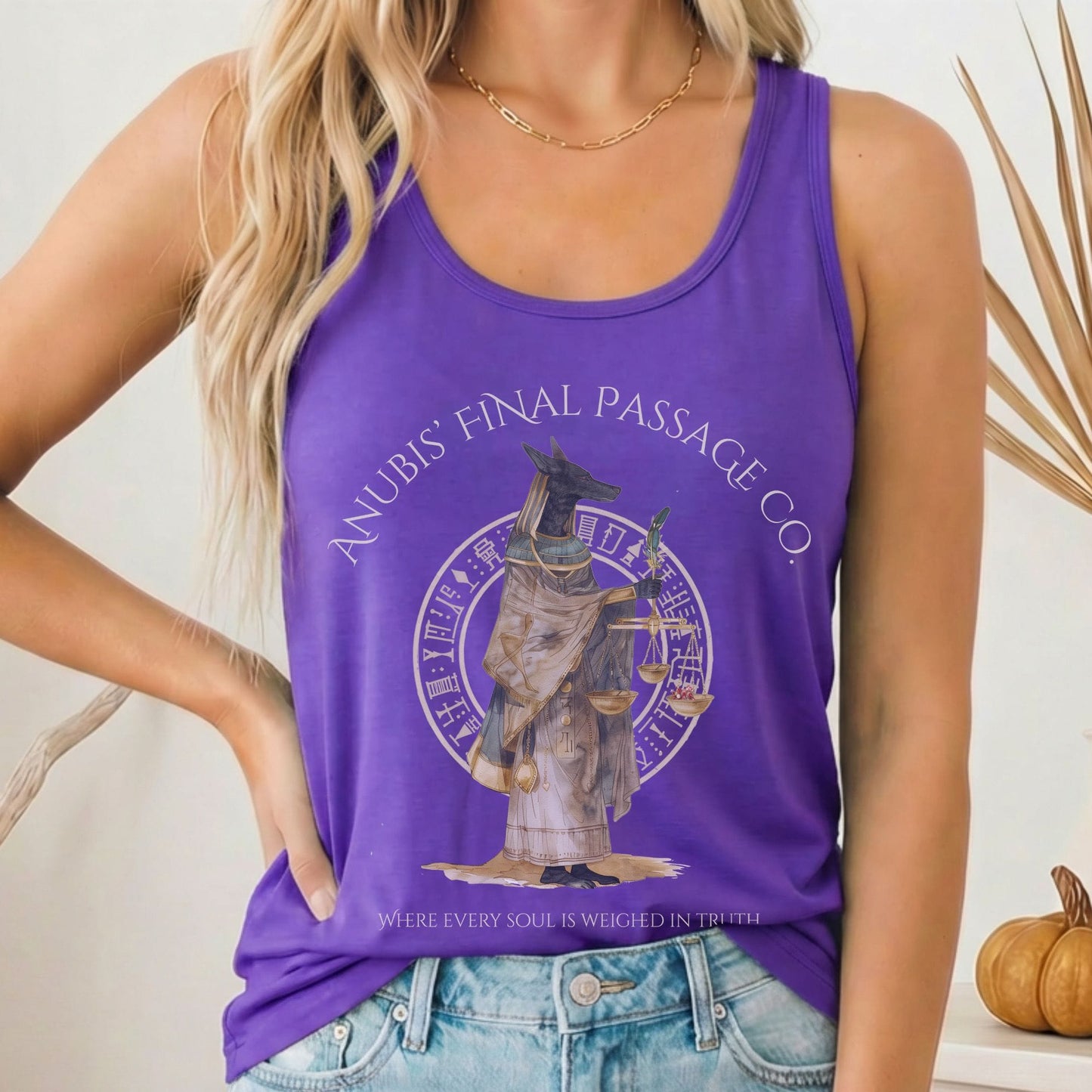 Tank Top Solid Purple Rush / XS Design 261 Tank Top The Mystic Eden