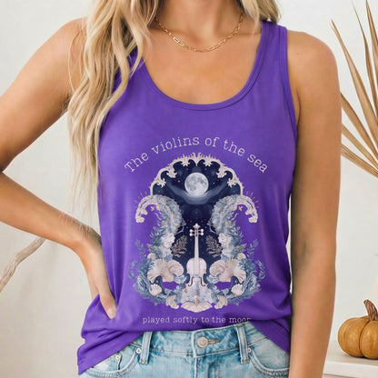 Tank Top Solid Purple Rush / XS Design 270 Tank Top The Mystic Eden