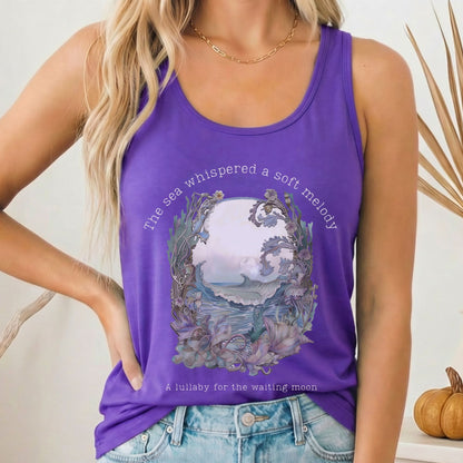 Tank Top Solid Purple Rush / XS Design 271 Tank Top The Mystic Eden