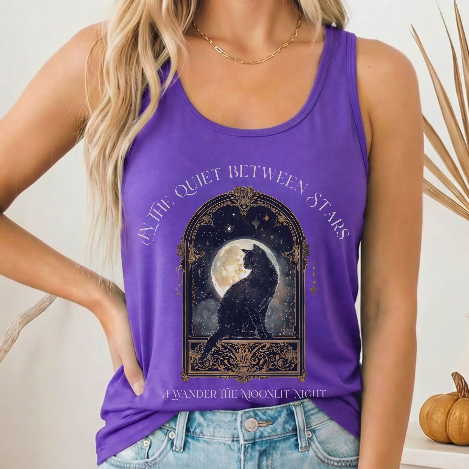 Tank Top Solid Purple Rush / XS Design 279 Tank Top The Mystic Eden