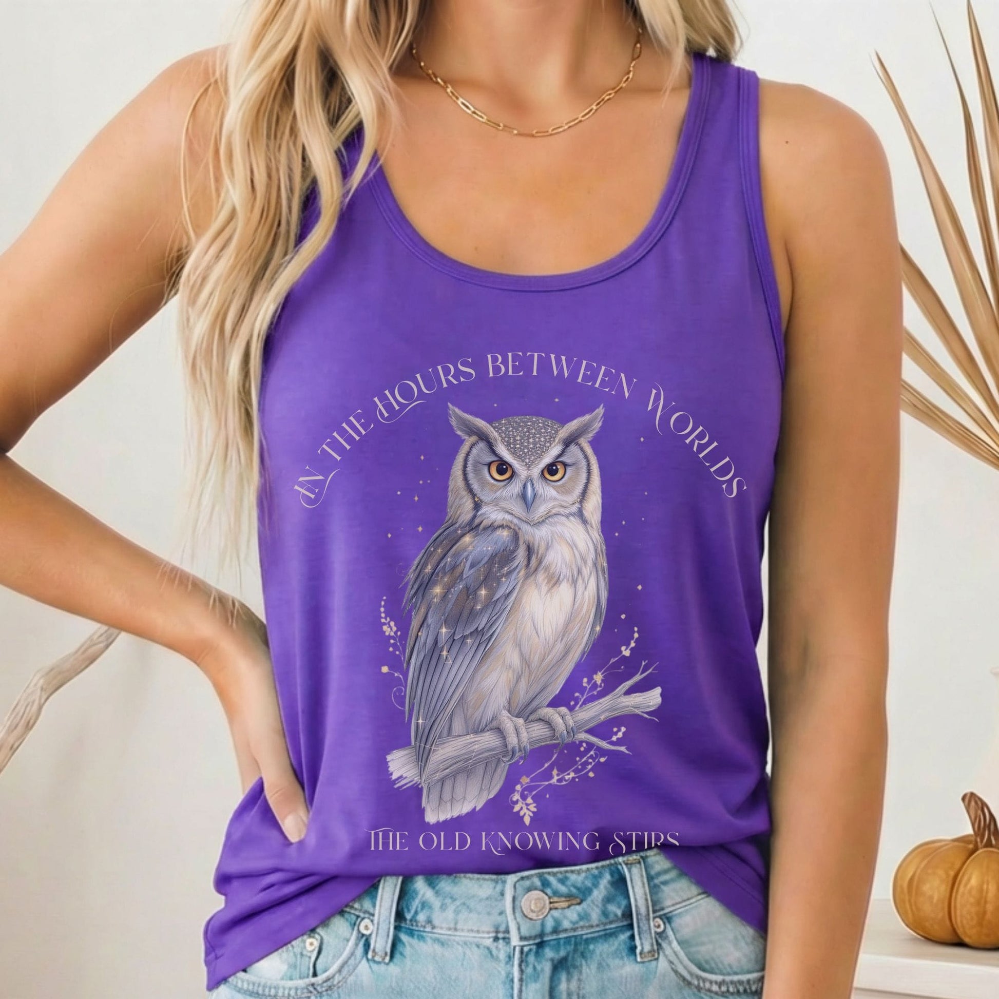 Tank Top Solid Purple Rush / XS Design 281 Tank Top The Mystic Eden