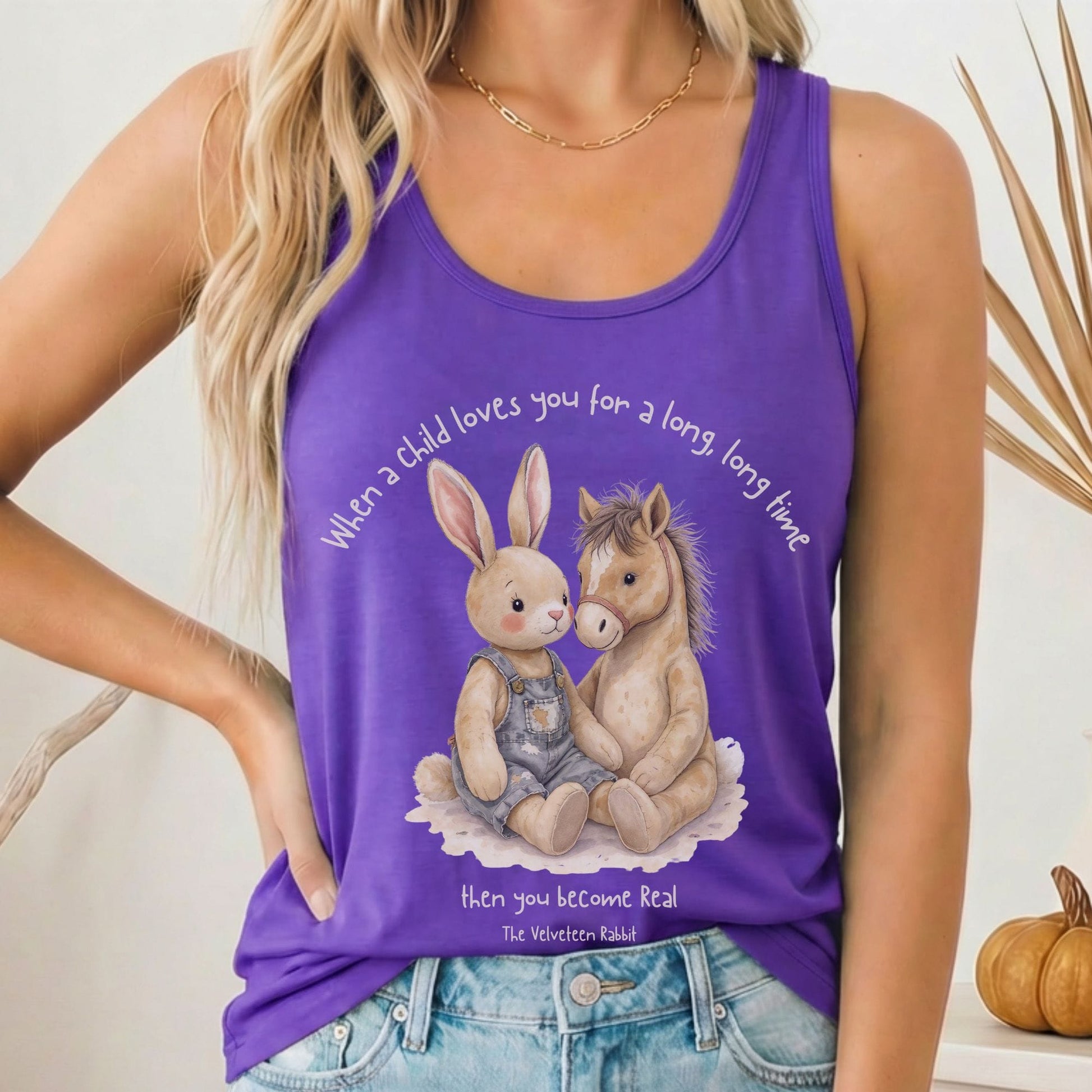 Tank Top Solid Purple Rush / XS Design 283 Tank Top The Mystic Eden