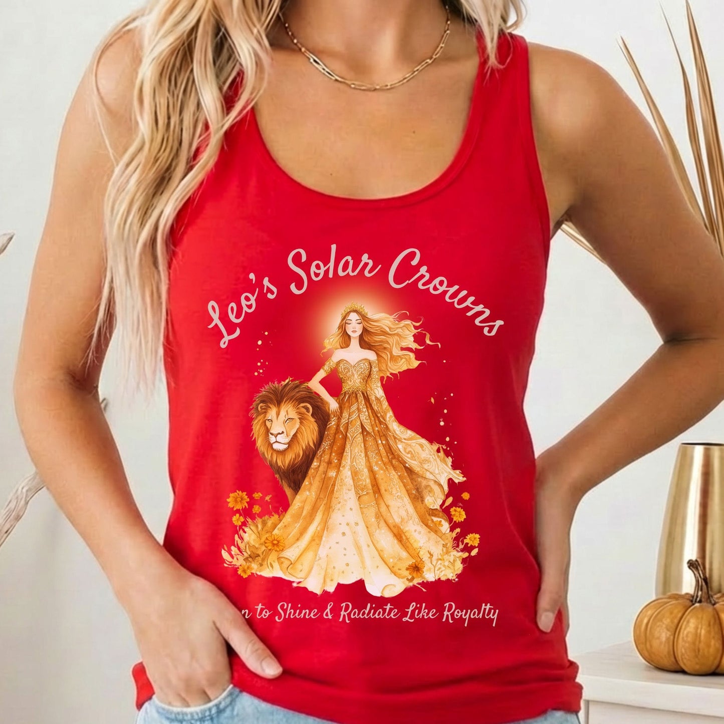 Tank Top Solid Red / XS Design 154 Tank Top The Mystic Eden