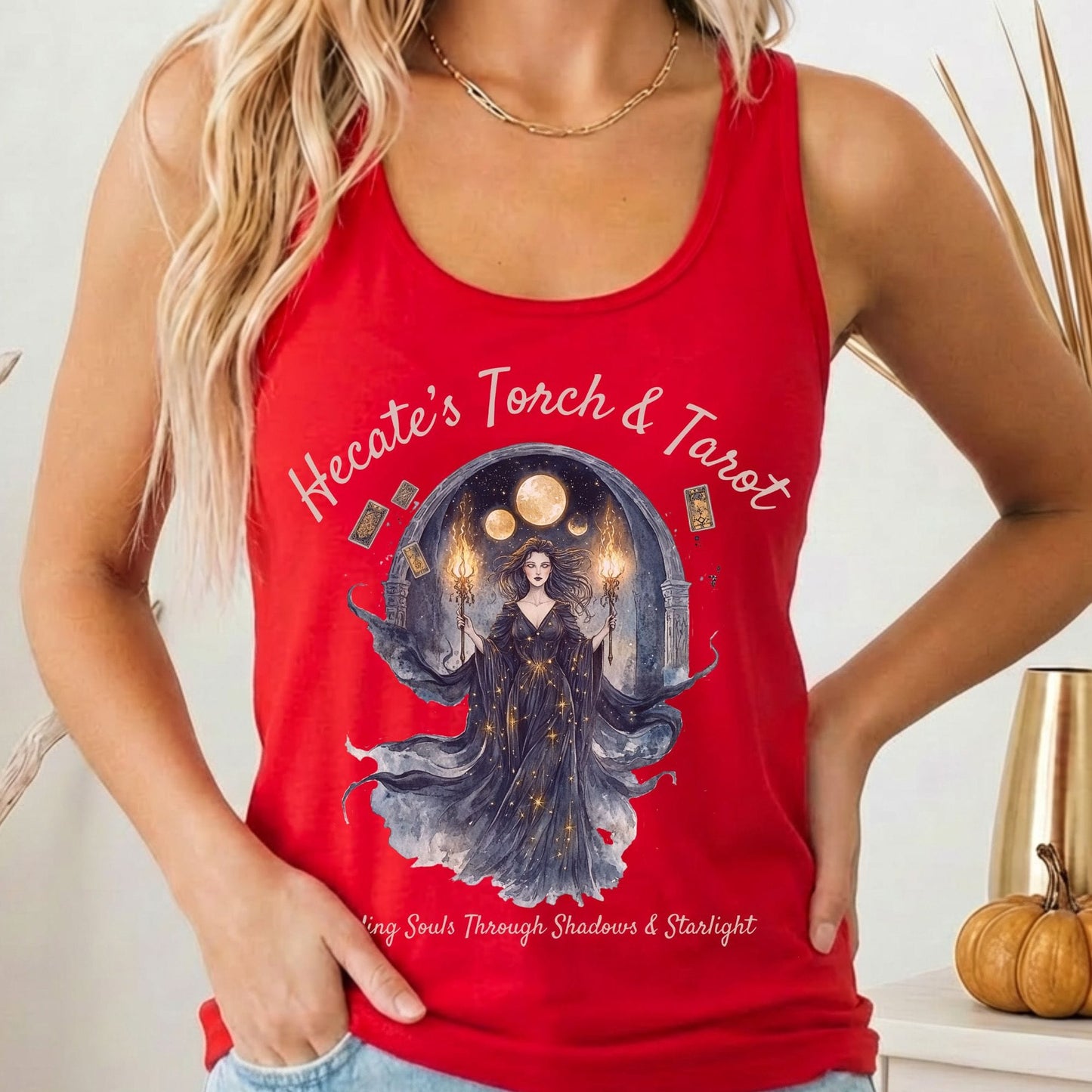 Tank Top Solid Red / XS Design 160 Tank Top The Mystic Eden
