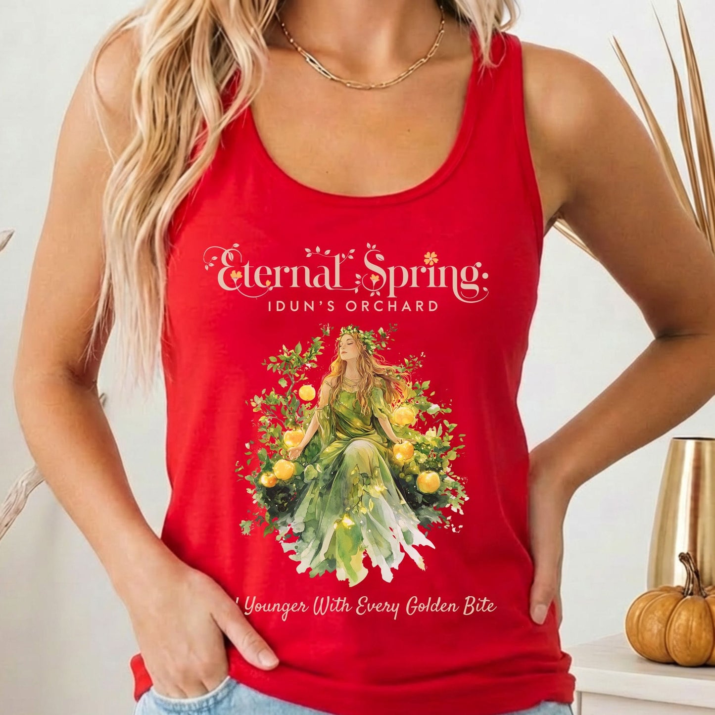 Tank Top Solid Red / XS Design 165 Tank Top The Mystic Eden