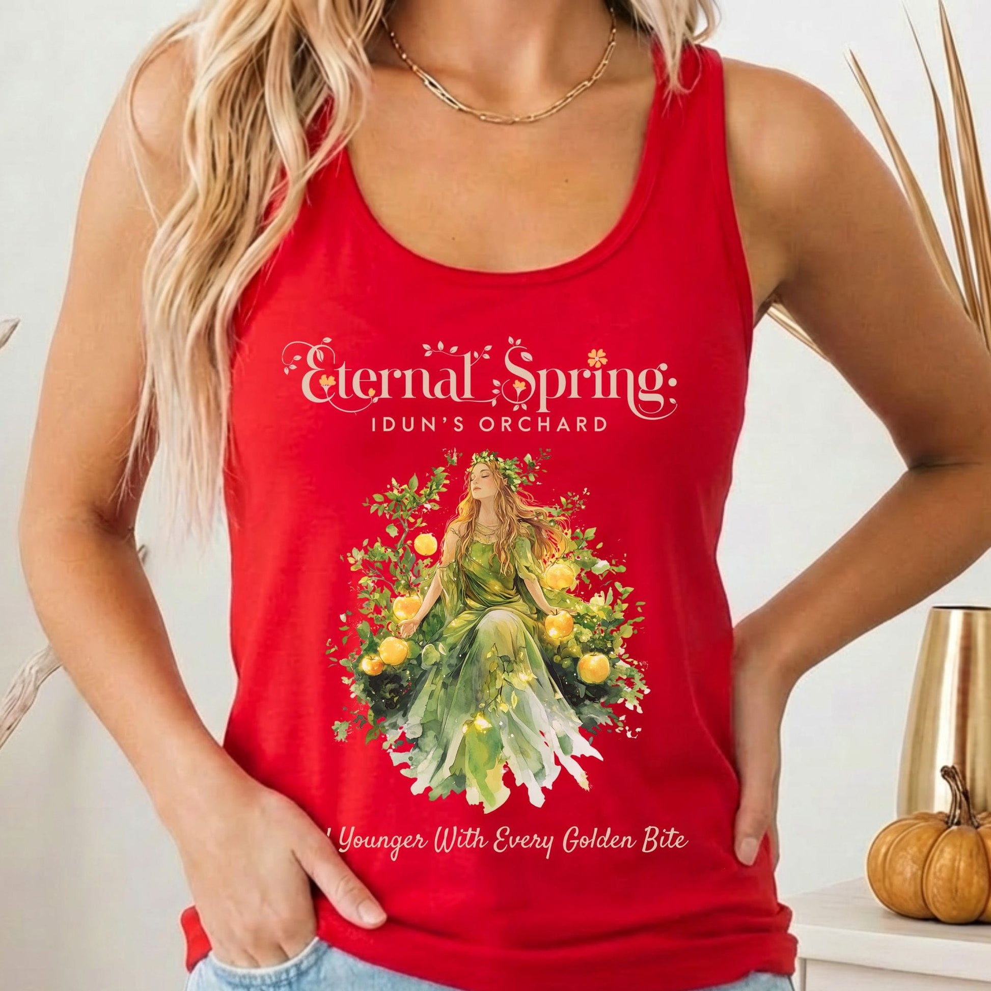 Tank Top Solid Red / XS Design 165 Tank Top The Mystic Eden