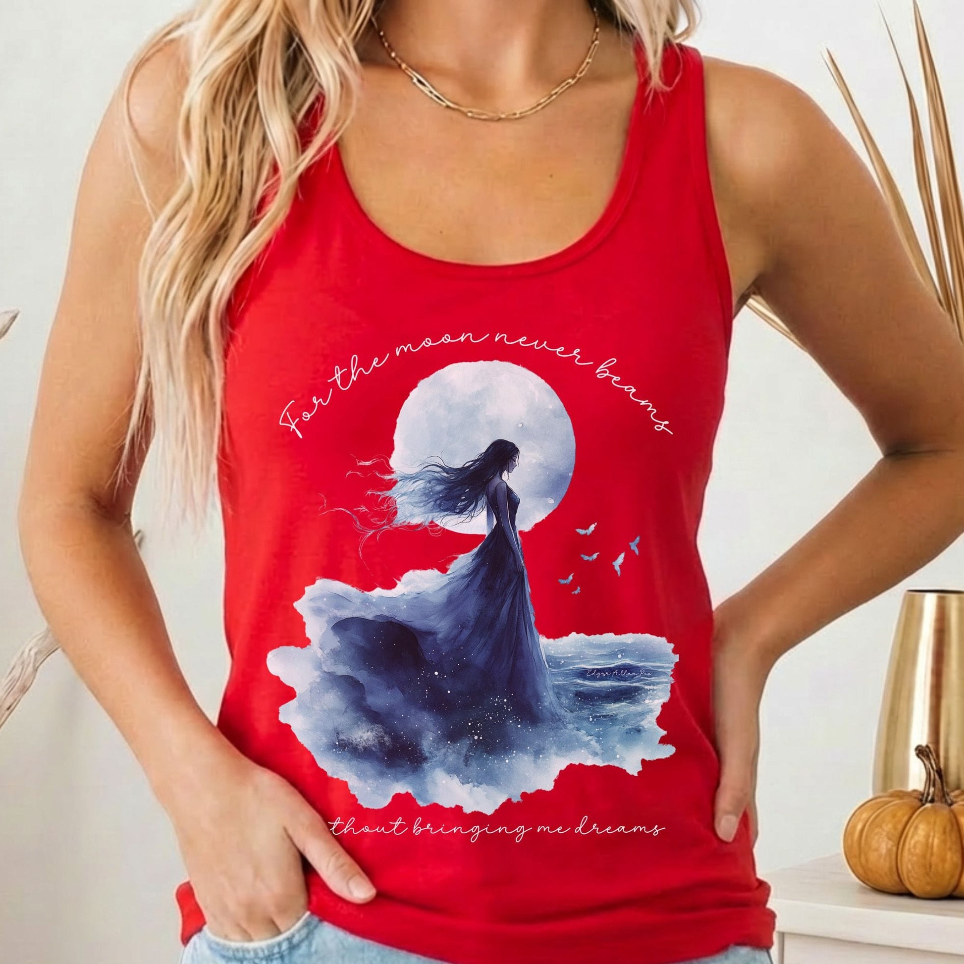 Tank Top Solid Red / XS Design 173 Tank Top The Mystic Eden