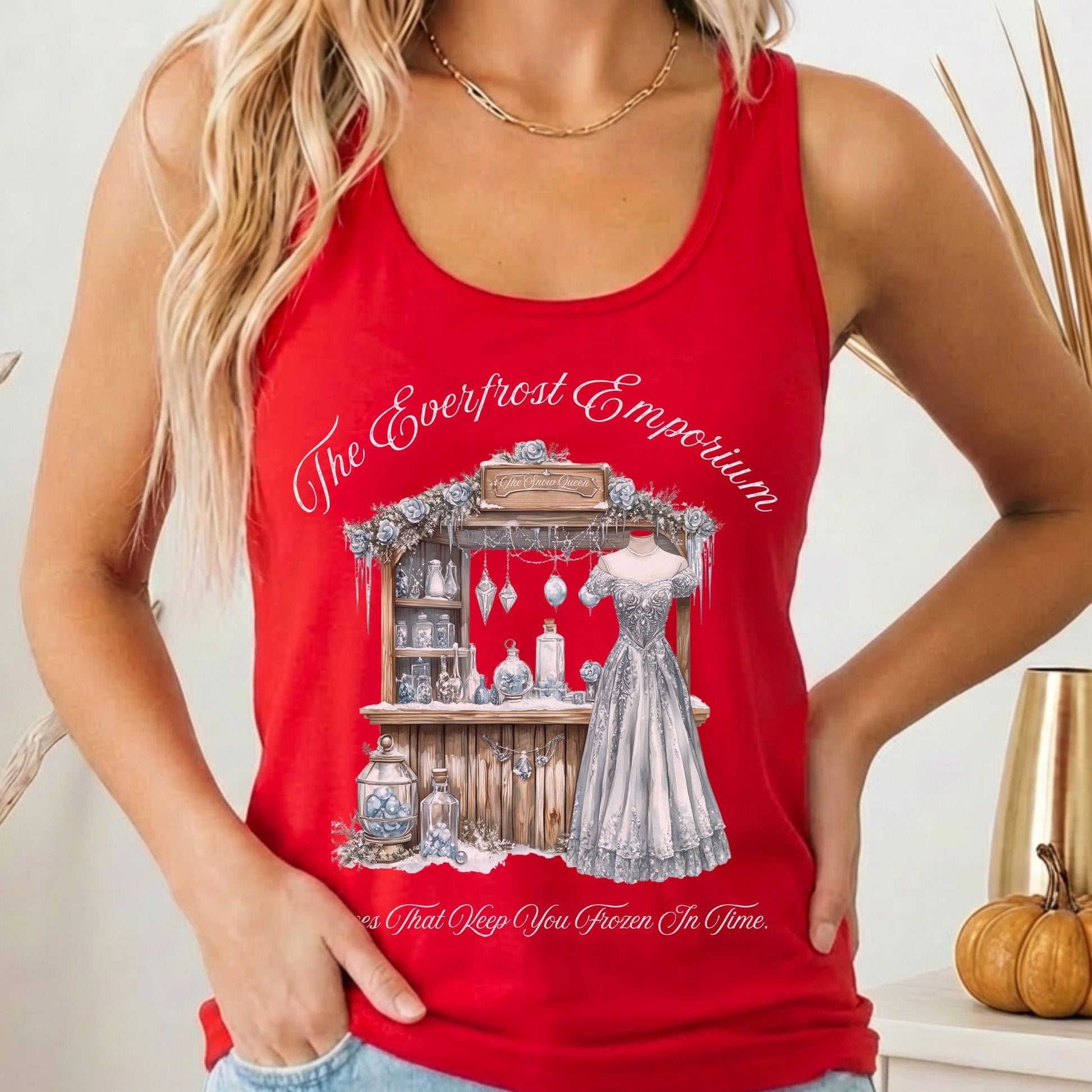 Tank Top Solid Red / XS Design 176 Tank Top The Mystic Eden