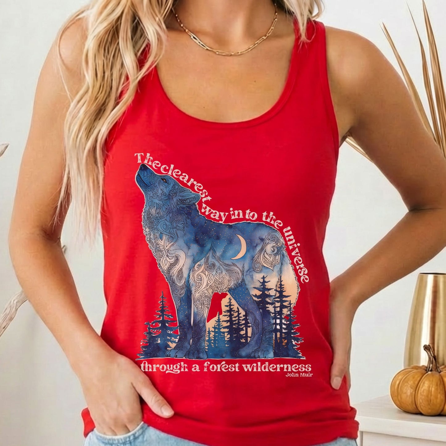 Tank Top Solid Red / XS Design 209 Tank Top The Mystic Eden