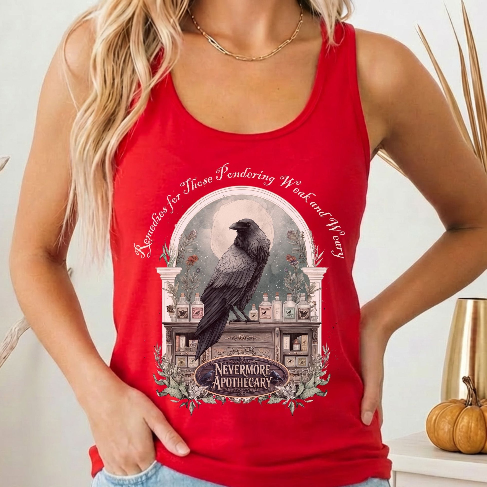 Tank Top Solid Red / XS Design 238 Tank Top The Mystic Eden