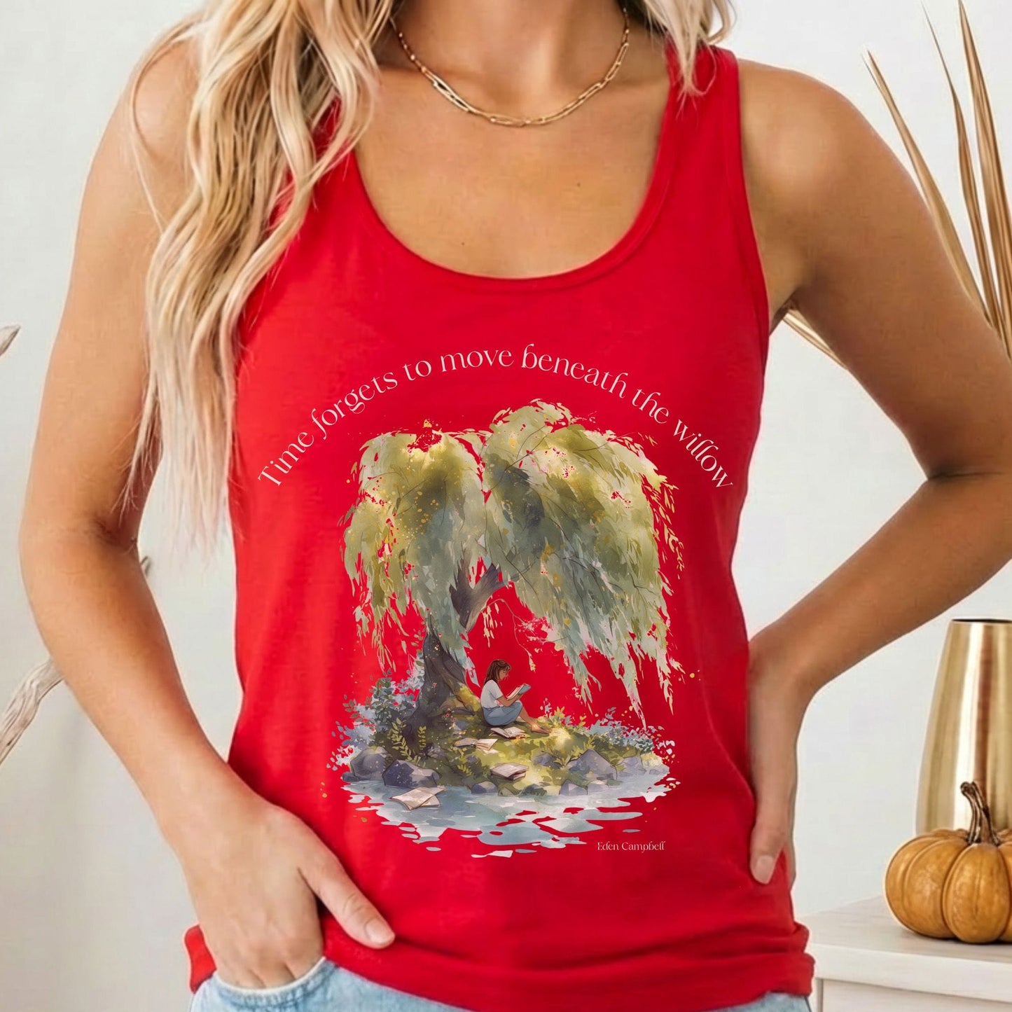 Tank Top Solid Red / XS Design 244 Tank Top The Mystic Eden
