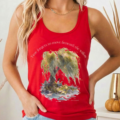 Tank Top Solid Red / XS Design 244 Tank Top The Mystic Eden