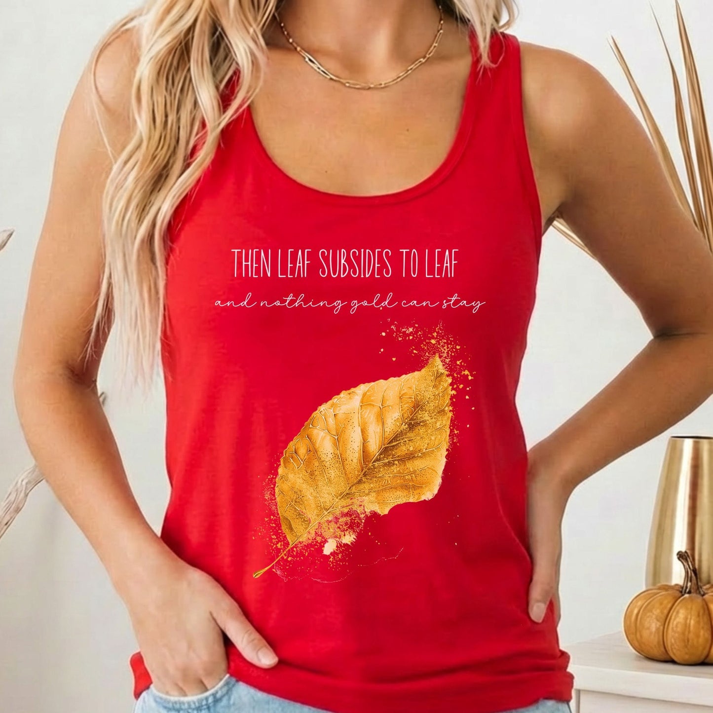 Tank Top Solid Red / XS Design 247 Tank Top The Mystic Eden